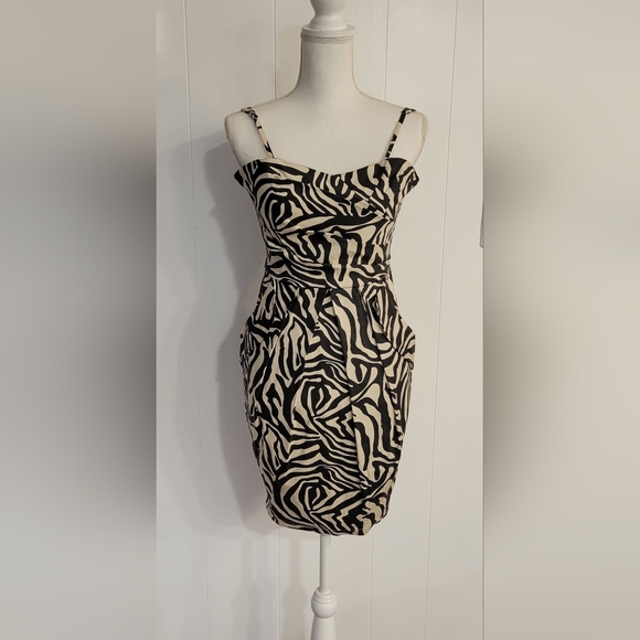 Lucy Paris Spaghetti Strap Bodycon Mini Dress - Picture 1 of 6
